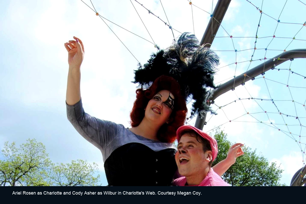 Press coverage: Magik Theatre Spins A Sweet Yarn With Charlotte's Web