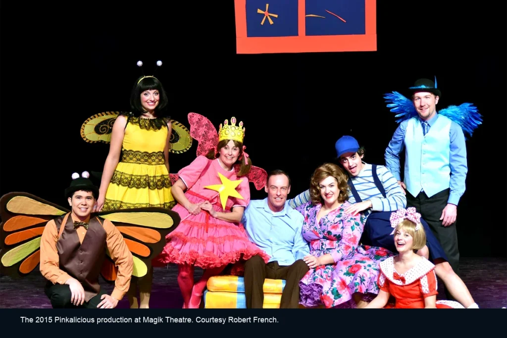 The 2015 Pinkalicious production at Magik Theatre. Courtesy Robert French.