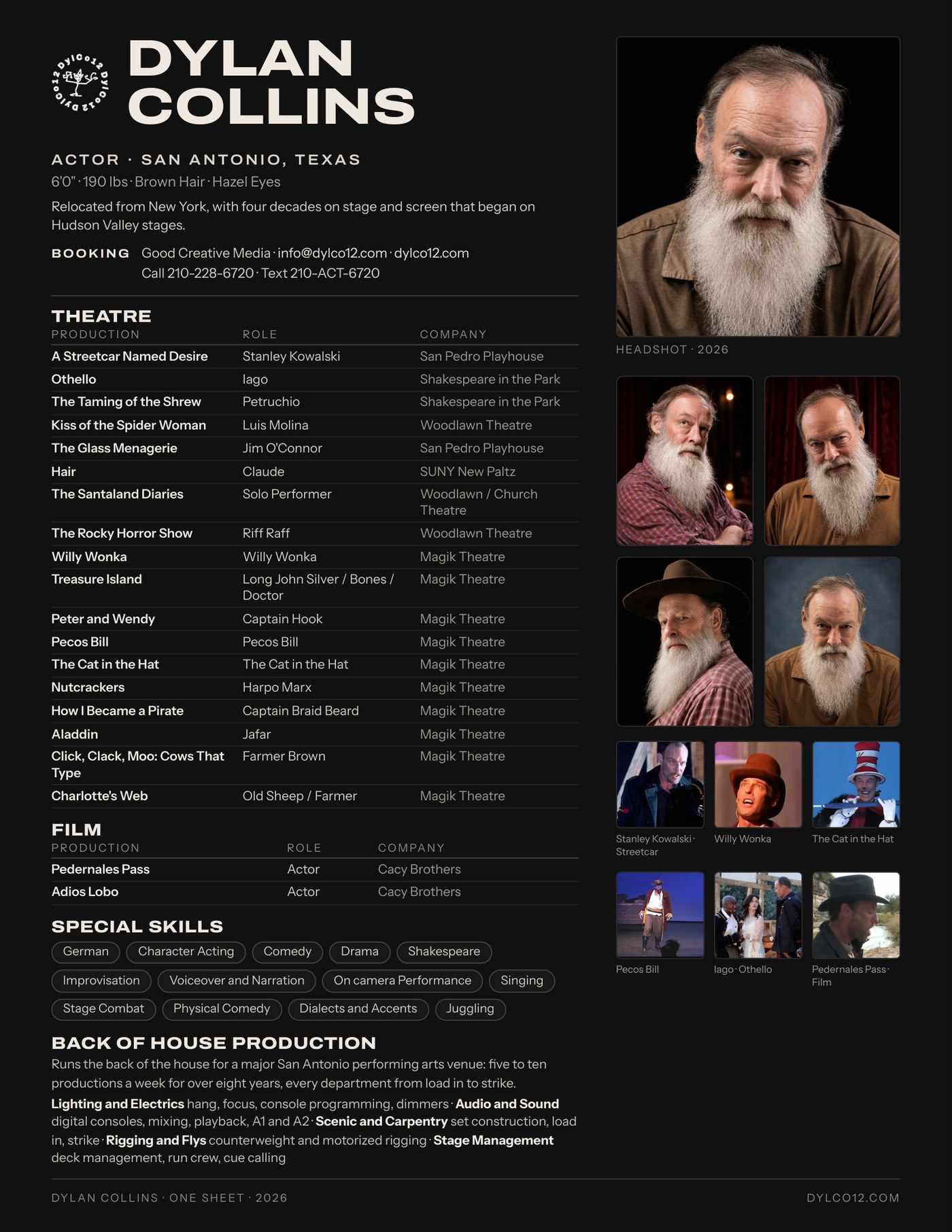 Dylan Collins one sheet